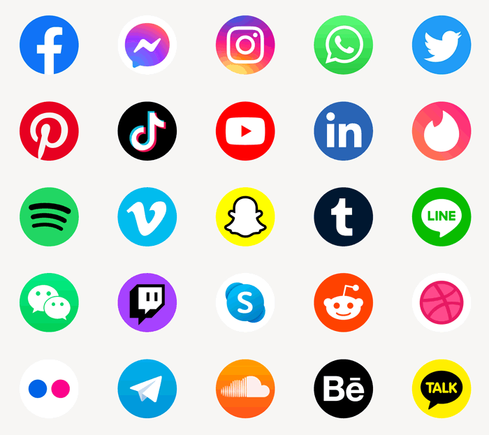 اکانت خوب شبکه های اجتماعی مختلف برای مخ زنی وینگمن فارسی