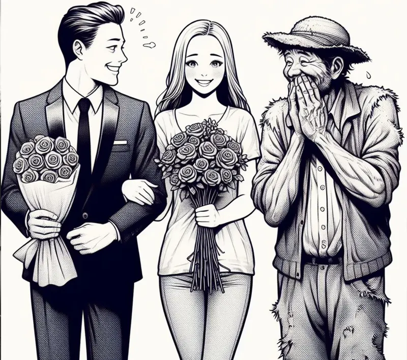 نقش ثروت در عاشق کردن دختر وینگمن فارسی