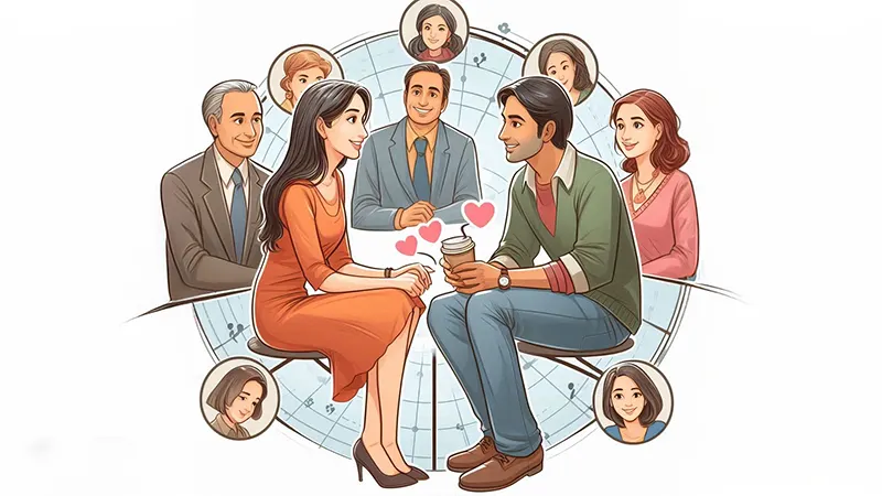 حلقه اجتماعی و ورود به رابطه بدون اپنر مستقیم وینگمن فارسی