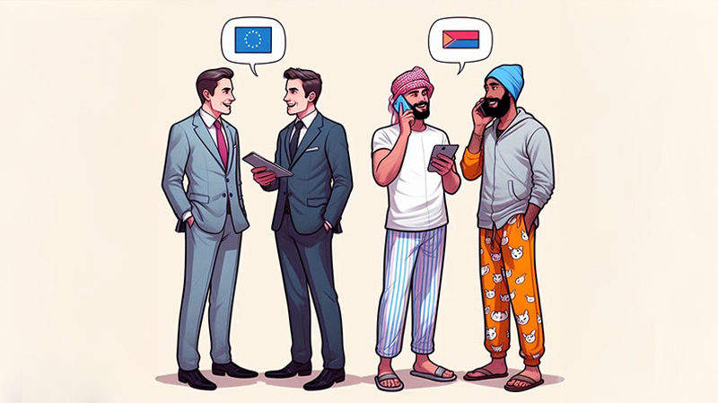 تفاوت زمینه ارتباط در صحبت کردن