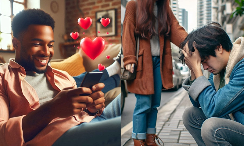 راحت تر بودن محیط آنلاین نسبت به خیابان یا محیط حضوری برای ورود به رابطه وینگمن فارسی